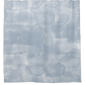 Rideaux De Douche Brosse moderne couleur bleu foncé (Devant)