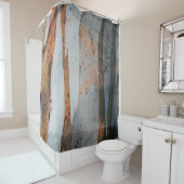 Rideaux De Douche Brown and grey tree trunk (En situation)