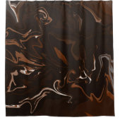 Rideaux De Douche Brown, noir et gris (Devant)