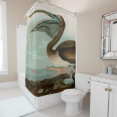 Rideaux De Douche Brown Pelican Birds of America Audubon Imprimer (En situation)