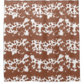 Rideaux De Douche Brown spotted cow hide (Devant)
