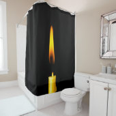 Rideaux De Douche Brûlage des bougies (En situation)