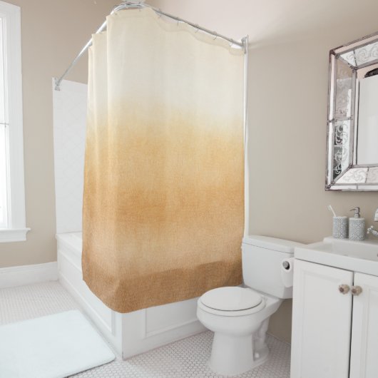 Rideaux De Douche Brume Ambre (En situation)