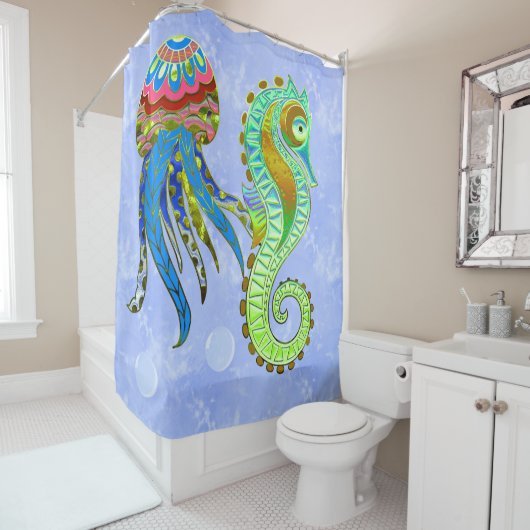 Rideaux De Douche Bubbles (En situation)