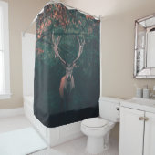 Rideaux De Douche Buck Deer animal sauvage (En situation)