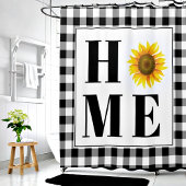 Rideaux De Douche Buffalo check tournesol "Accueil"