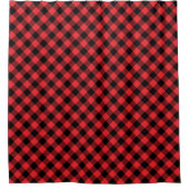 Rideaux De Douche Buffalo Plaid Red Black Check (Devant)