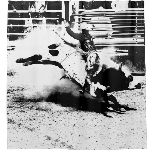 Rideaux De Douche Bull Riding Champ (Devant)