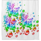 Rideaux De Douche bulles colorées (Devant)