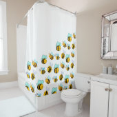 Rideaux De Douche Bumblebees (En situation)