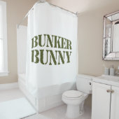 RIDEAUX DE DOUCHE BUNKER BUNNY (En situation)