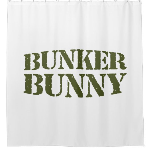 RIDEAUX DE DOUCHE BUNKER BUNNY (Devant)
