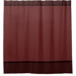 Rideaux De Douche Burgandy Elegant Panier