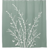Rideaux De Douche  Butterflies and Branches Custom Colors (Devant)
