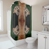 Rideaux De Douche Butterfly Brown Gros plan Nature Abstraite (En situation)