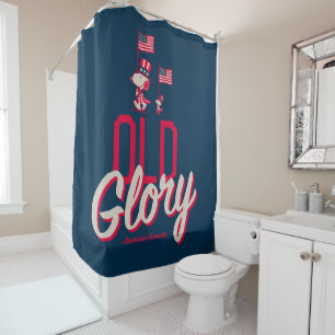 Rideaux De Douche cacahuètes American Summer Old Glory