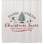 Rideaux De Douche cacahuètes | Arbres de Noël frais de ferme (Devant)