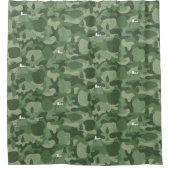 Rideaux De Douche cacahuètes | Camouflage Snoopy & Woodstock (Devant)