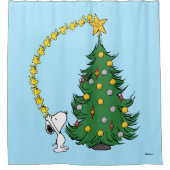 Rideaux De Douche cacahuètes | Découpage de l'arbre des vacances (Devant)