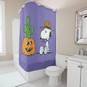 Rideaux De Douche cacahuètes   Halloween du désert de Spike
