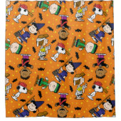 Rideaux De Douche cacahuètes | Happy Halloween Motif (Devant)