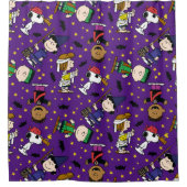 Rideaux De Douche cacahuètes | Happy Halloween Motif (Devant)