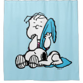 Rideaux De Douche cacahuètes | Linus & Snoopy (Devant)