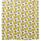 Rideaux De Douche cacahuètes | Motif Woodstock (Devant)