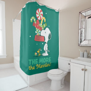 Rideaux De Douche cacahuètes   Plus Le Merrier Est Merrier
