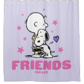 Rideaux De Douche cacahuètes | Saint Valentin | Amis De La Vie (Devant)