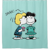 Rideaux De Douche cacahuètes | Saint Valentin | Lucy & Schroeder Kis (Devant)