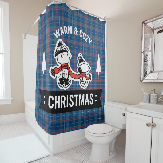 Rideaux De Douche cacahuètes | Snoopy & Charlie Brown Chaud & Cosy (En situation)