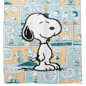 Rideaux De Douche cacahuètes | Snoopy Comic Motif (Devant)
