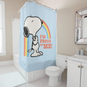 Rideaux De Douche cacahuètes | Snoopy Je suis fier de moi (En situation)