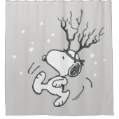 Rideaux De Douche cacahuètes | Snoopy Reindeer (Devant)