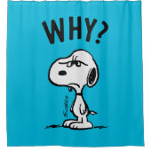 Rideaux De Douche cacahuètes | Snoopy Se Demande Pourquoi ? (Devant)