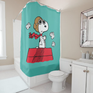 Rideaux De Douche cacahuètes Snoopy the Flying Ace