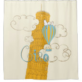 Rideaux De Douche cacahuètes | Snoopy & Woodstock Ciao (Devant)