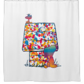 Rideaux De Douche cacahuètes | Snoopy & Woodstock Rainbow Paint (Devant)