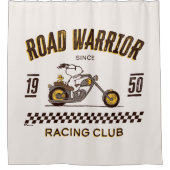 Rideaux De Douche cacahuètes | Snoopy & Woodstock Road Warriors (Devant)