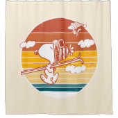 Rideaux De Douche cacahuètes | Snoopy & Woodstock Ski Trip (Devant)