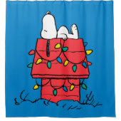 Rideaux De Douche cacahuètes | Snoopy's Dog House With Lights (Devant)