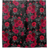 Rideaux De Douche Caché en rose (Devant)