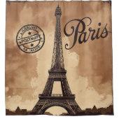 Rideaux De Douche Cachet postal de Paris (Devant)