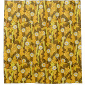 Rideaux De Douche Cactus Camouflage Fleur Succulente Motif Floral (Devant)