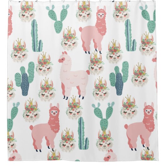 Rideaux De Douche Cactus vert (Devant)