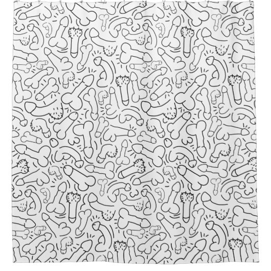 Rideaux De Douche cadeau amusant (Devant)