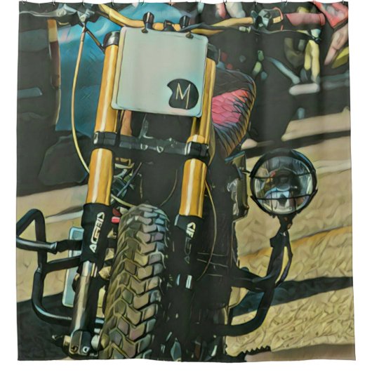 Rideaux De Douche Cadeaux de moto (Devant)
