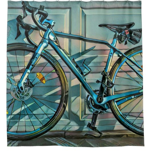 Rideaux De Douche Cadeaux de vélo pour papa (Devant)