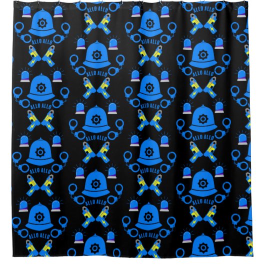 Rideaux De Douche Cadeaux Et Accessoires De Police Britannique (Devant)